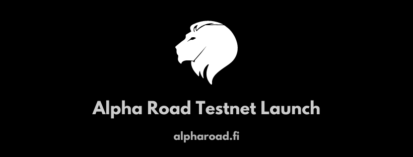 Alpha Road Testnet banner