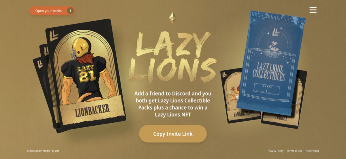 Lazy Lions banner