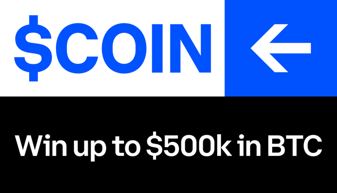 Coinbase Sweepstakes Airdrop - Claim free $BTC tokens with