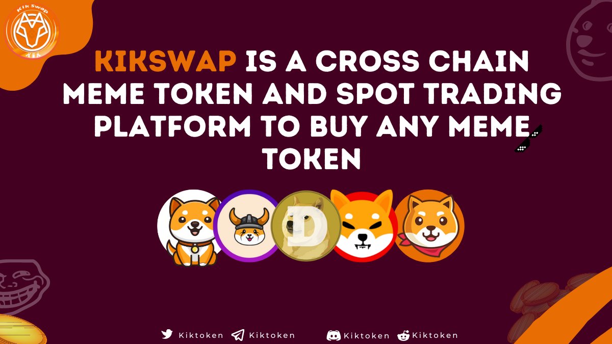 KikSwap banner