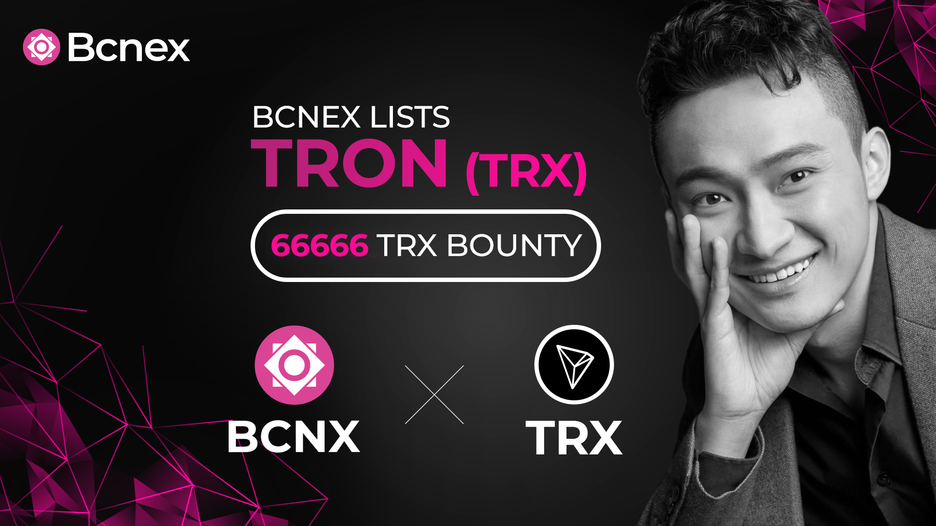 66666 TRX GiveAway banner