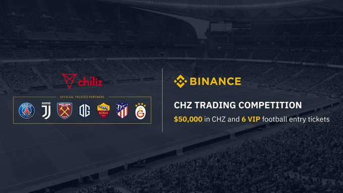 CHZ and 6 VIP Atletico Madrid Match Tickets Give Away banner