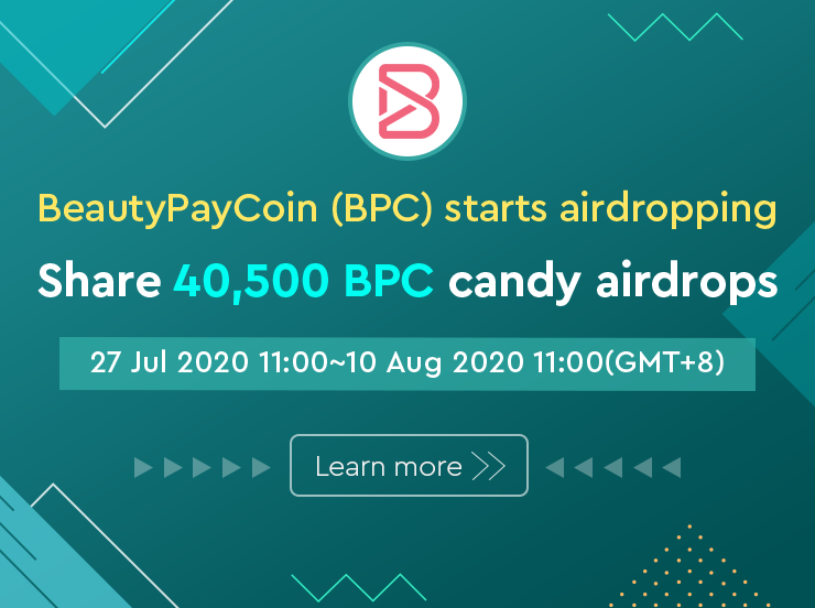 BeautyPayCoin (BPC) Airdropping 40,500 BPC banner