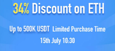 34% Discount on ETH banner