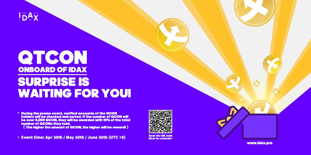 1,000,000 QTCON Holders Airdrop