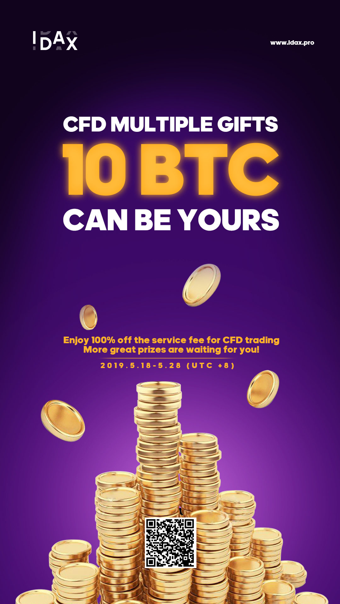 CFD Multiple Gifts, 10 BTC Can Be Yours.