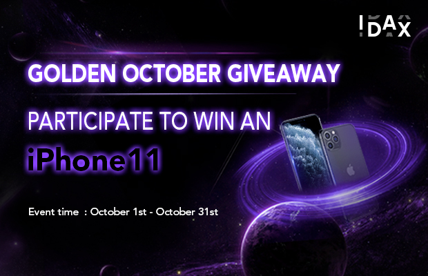 Golden October GiveAway by IDAX banner