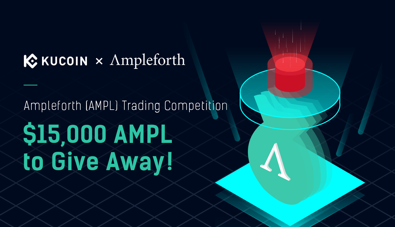 KuCoin is Giving Away $15,000 in AMPL tokens banner