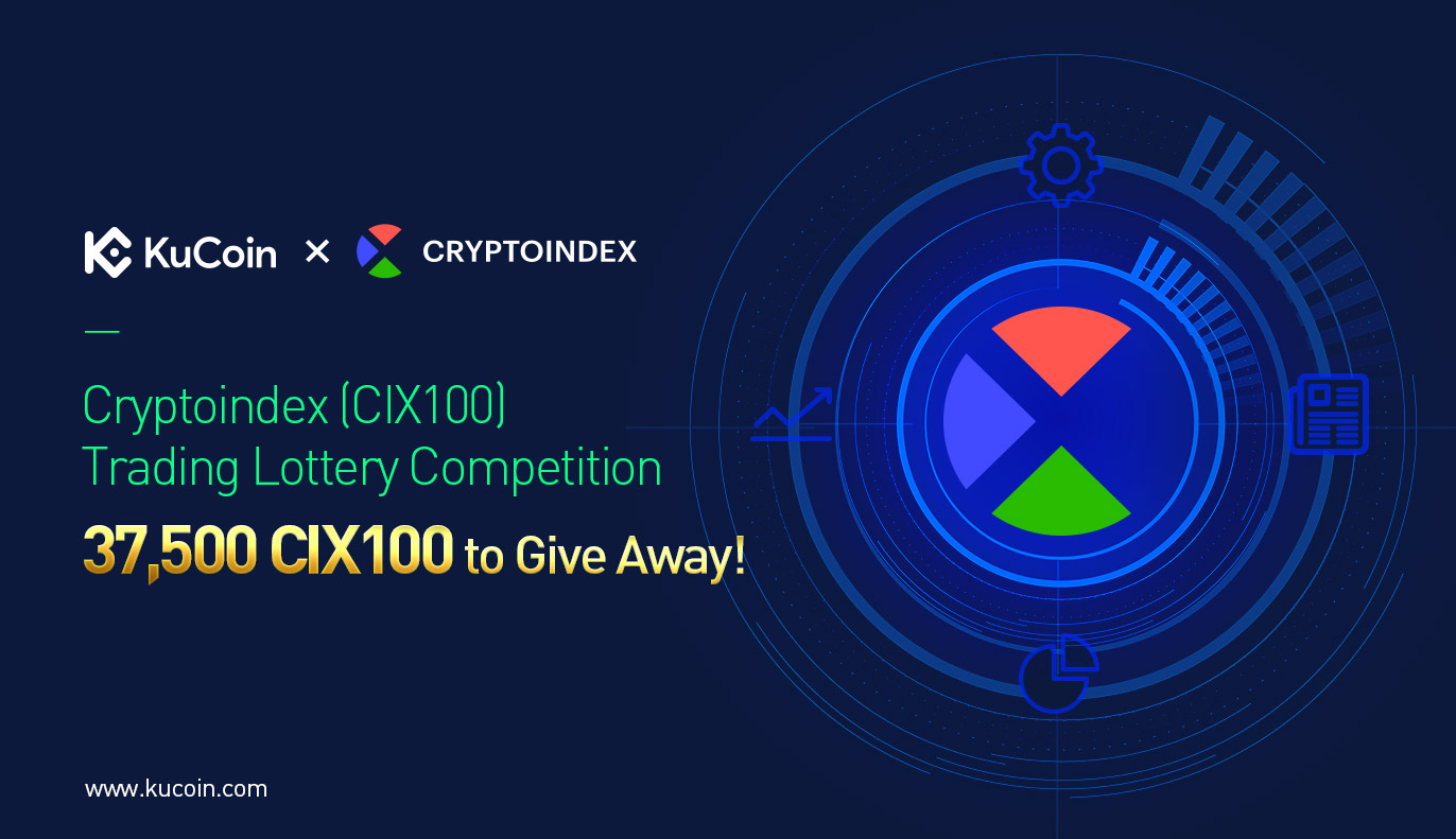 Cryptoindex Trading Lottery: 37,500 CIX100 to Give Away!