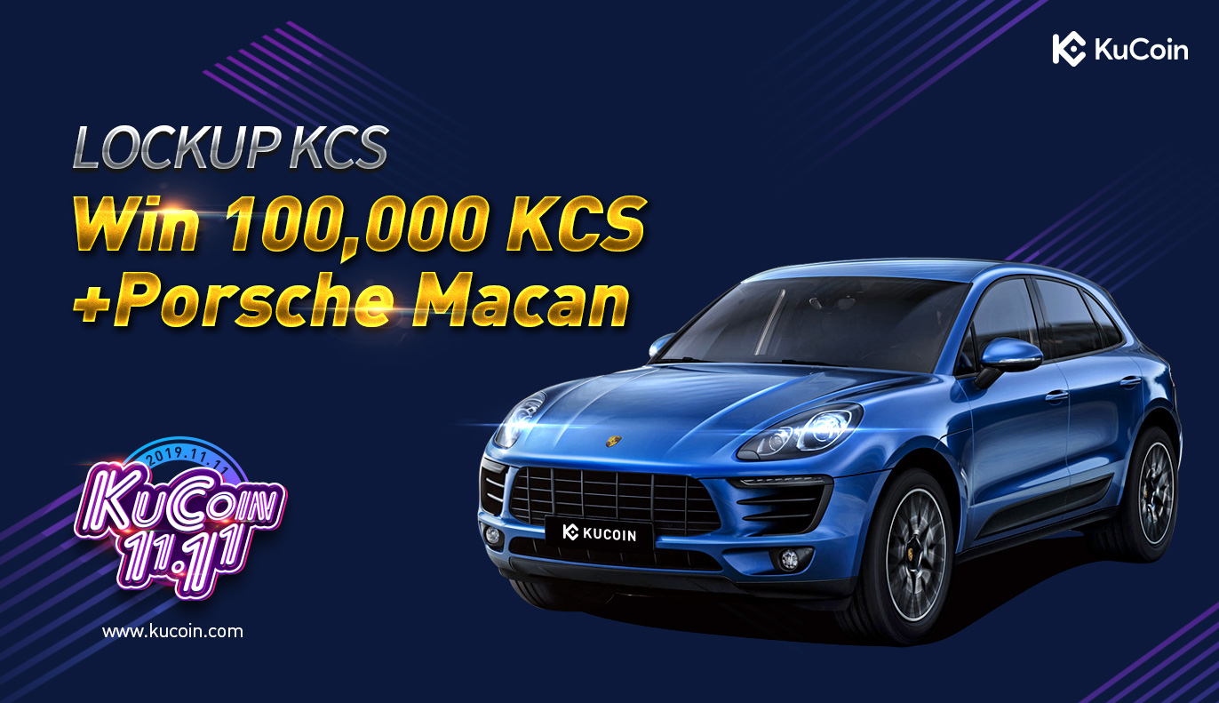 Win 100,000 KCS and Porsche Macan banner