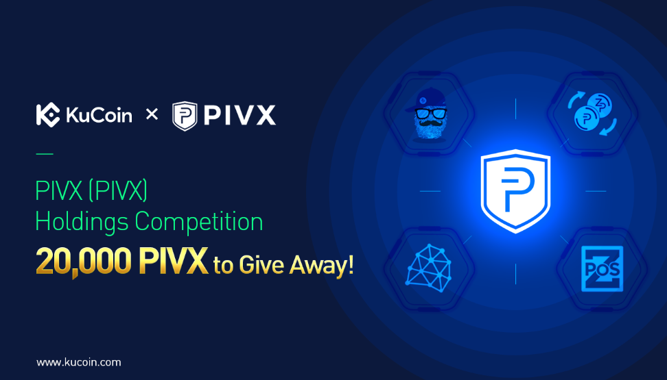 PIVX holding competition on Kucoin banner
