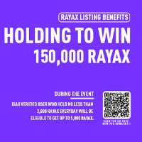 RAYAX Listing on IDAX hold to win 150,000 RAYAX