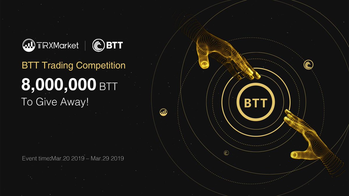 8 Million BTT giveaway by TRXMarket trading competition