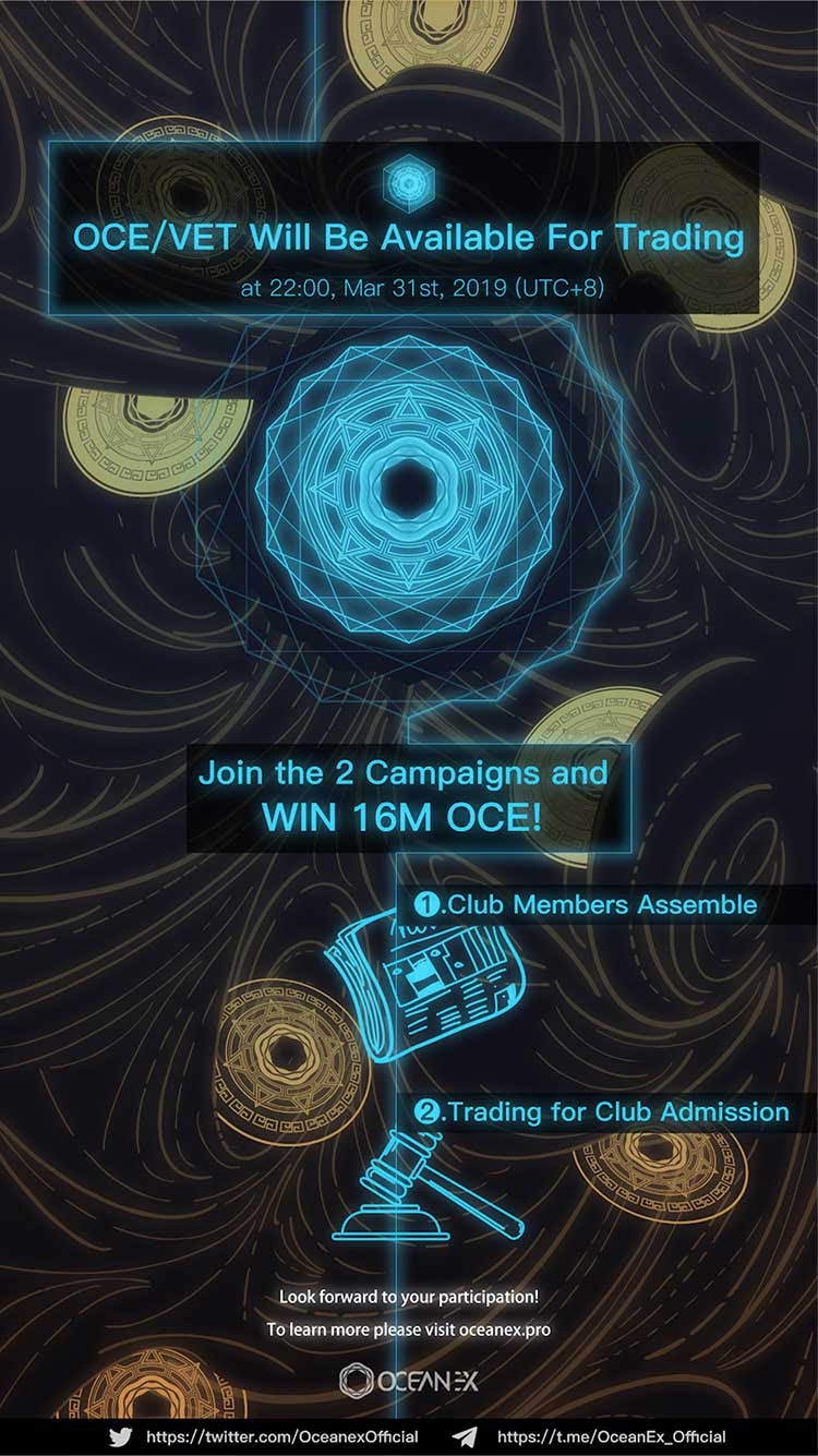 16,000,000 OCE tokens GiveAway by OceanEx